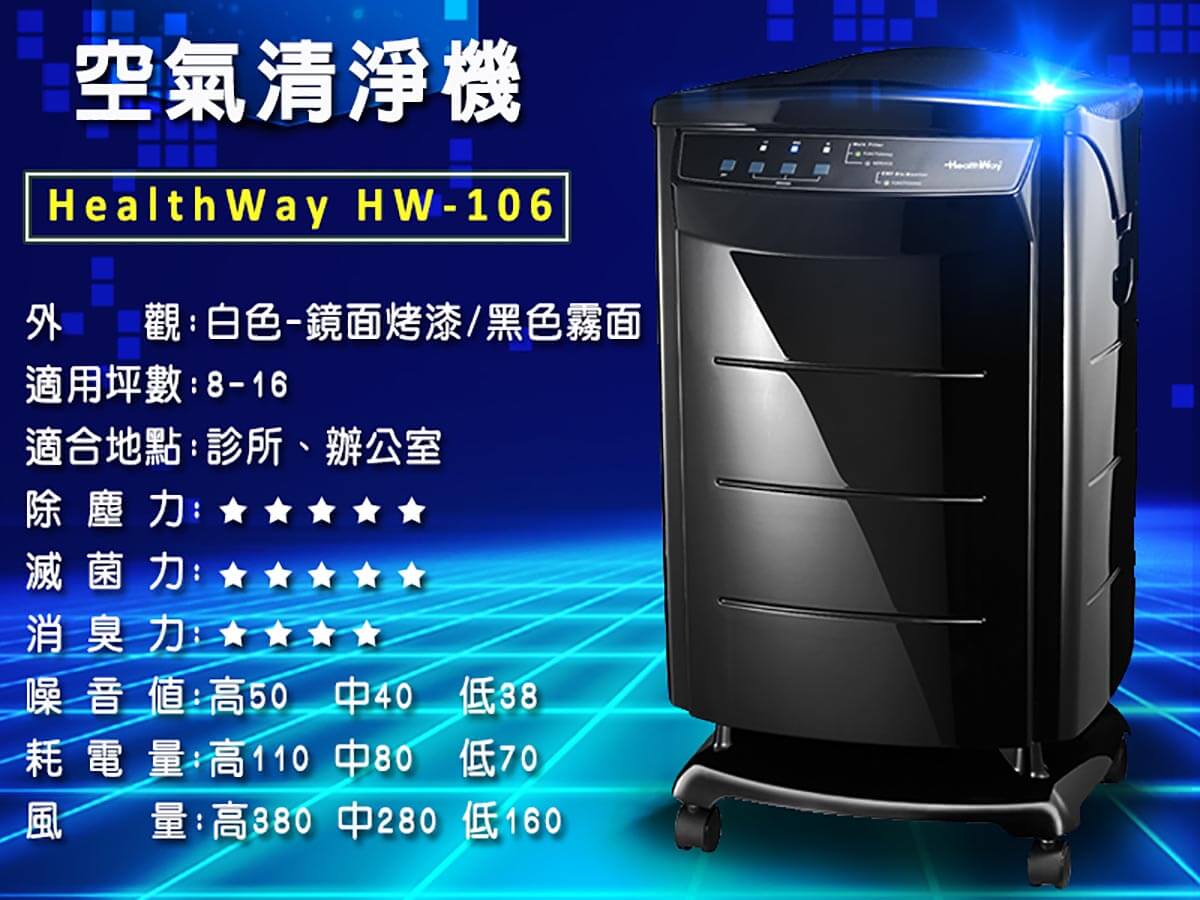 美醫療等級空氣清淨機 Healthway HW-206