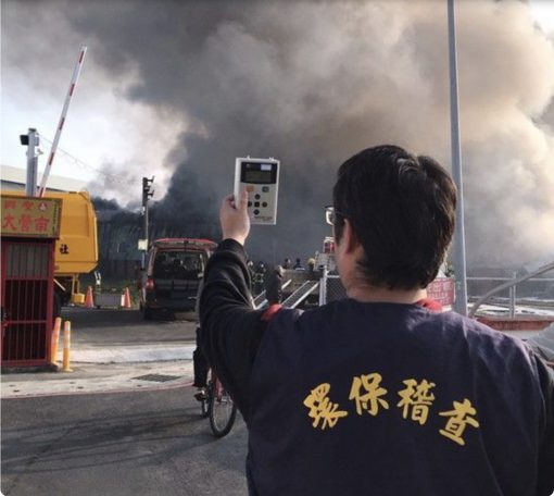 環保署 稽查空汙環境示意圖