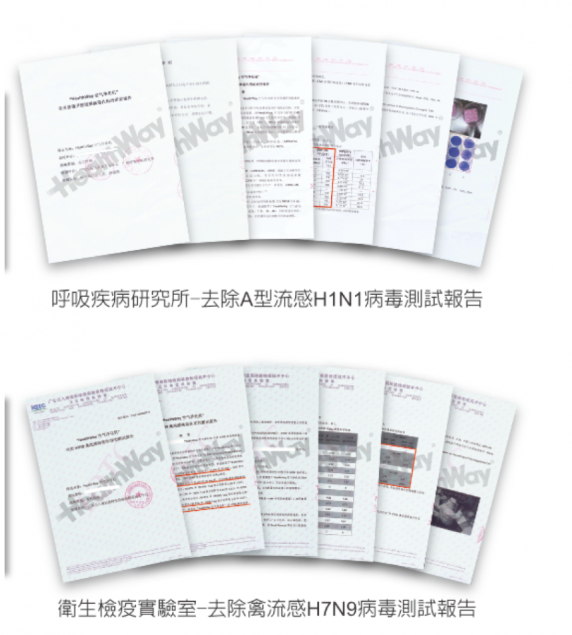 HealthWay dfs20600 : HW-206 濾網效能說明圖(五)
