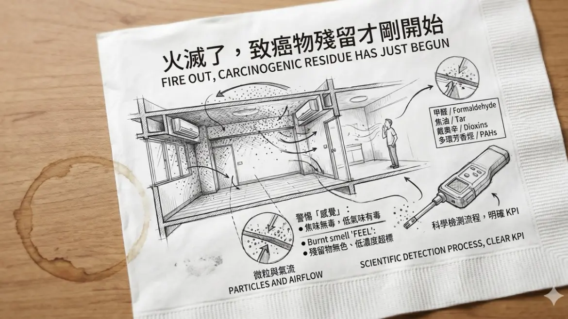火熄滅了 致癌物才要開始