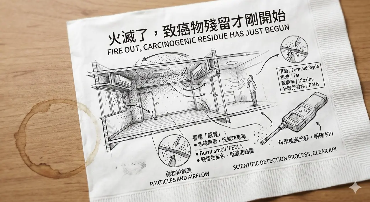 火熄滅了 致癌物才要開始